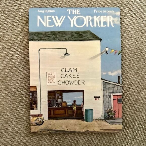 1969 New Yorker Magazine Clam Shack Magnet - Picture 5 of 5